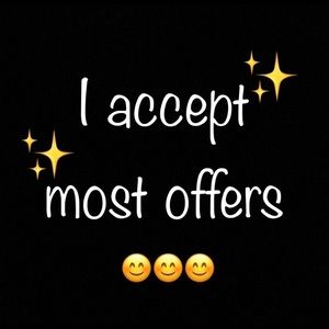 Make me an offer and we’ll go from there!